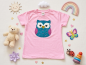 Preview: kleine Eule - doodle Stickdatei